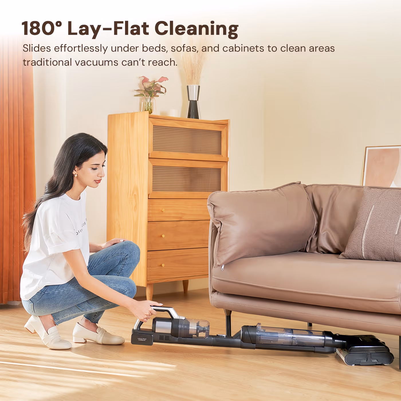180° lay-flat reach
